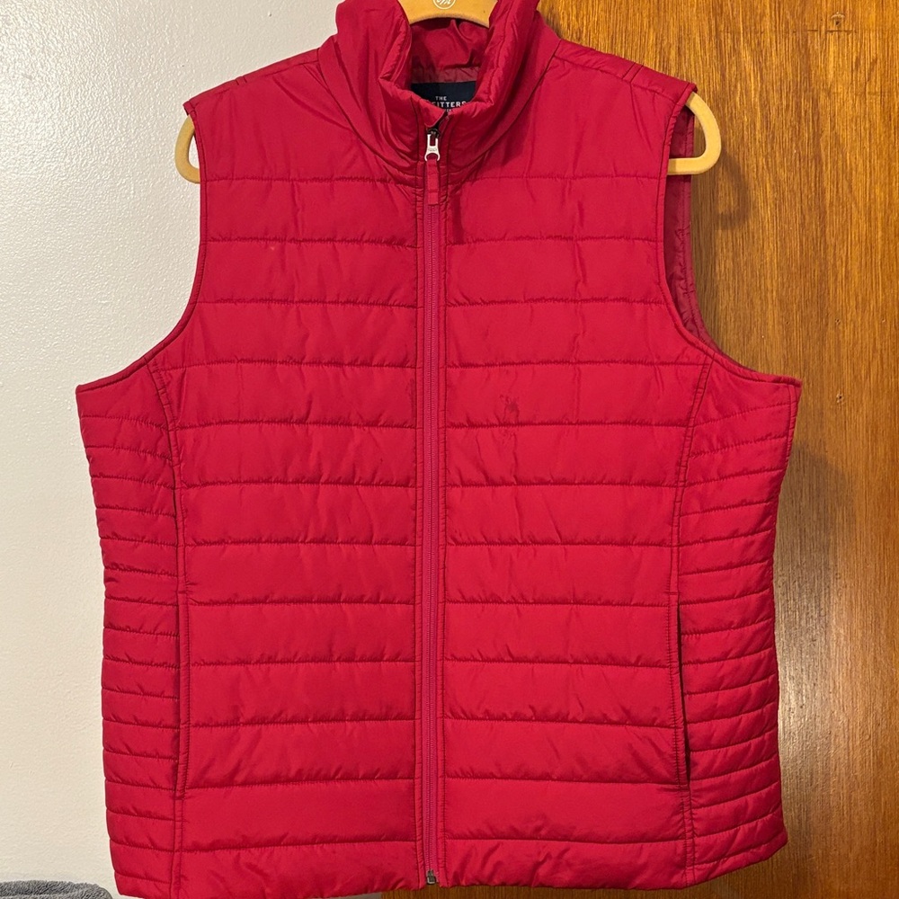 EUC Lands End Quilted Vest